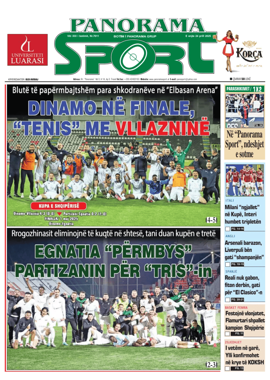 Prima-pagina-Panorama Sport-oggi-edizione-di-oggi-20250424